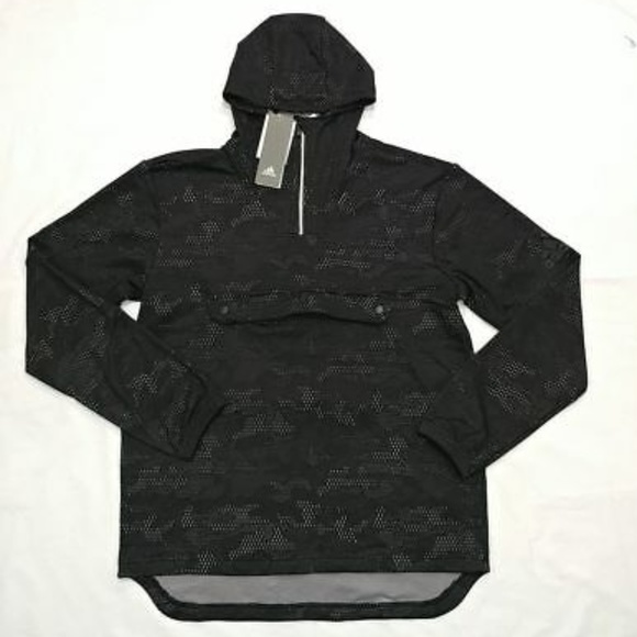 adidas Tops - RARE Adidas Warp Mesh Anorak Hoodie